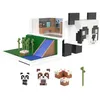 Image de Minecraft-Mini Têtes Modulables-La Maison du Panda-Coffret HLL25