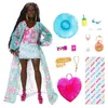 Image de Barbie®-Barbie® Extra Cool-Poupée Barbie® voyage en tenue de plage HPB14