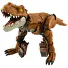 Image de Mattel jurassic world jouet fierce changers figurine 2 en 1 tyrannosaure transformable en véhicule tout-terrain, course-poursuite rugissante, 28 étapes, jouet enfant, a partir de 8 ans, hpd38