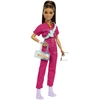 Image de Barbie   Poupée Day & Play Avec Combinaison De Travail Tendance Rose