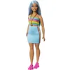 Image de Poupée mannequin Barbie Fashionistas - BARBIE - Édition 65e anniversaire - Cheveux bleus longs