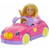 Image de Poupée - HXN05 - Chelsea multicolore - Cabriolet ours en peluche - Lot 3 pièces