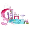 Image de Barbie - coffret piscine de reve - toboggan et jacuzzi - plus de 20 accessoires - barbie - jfp01 MATJFP01