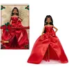 Image de Poupée Barbie Joyeux Noël 2026 Brune MATTEL