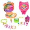 Image de Coffret Polly Pocket - MATTEL - JKC79 - Peluche amovible - Hamac oscillant - Porte clé transportable