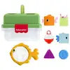 Image de Trier Formes Pêche En Forêt Amitié Coffret Fisher Price Multicolore 6 Blocs Boîte