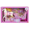 Image de Accessoire pour poupée - Barbie - Traîneau et Cheval Casse-Noisette - Attelage 2 places - Dès 3 ans