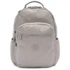 Image de kipling Sac à dos gris pour femme et homme - Basic Seoul Backpack L Grey Gris 123915