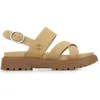 Image de Sandales Femme TIMBERLAND Clairemont Way Cross-Strap - Beige - Cuir - Plat - Boucle de serrage