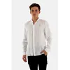 Image de chemise timberland ls linen korean 100 white S