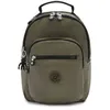 Image de kipling Sac à dos de loisirs vert pour femme et homme - Basic Seoul Backpack S Green Moss 123911