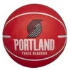 Image de Ballon NBA Dribbler Portland Trail Blazers - WILSON - Taille 3 - Rouge - Pour Adulte - Homme