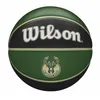 Image de Ballon de basket - WILSON - NBA Team Tribute Milwaukee - Multicolore - Cuir - Extérieur