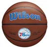 Image de Wilson Ballon de basketball NBA Philadelphia 76ers Team Alliance Taille 7 Noir - Extérieur