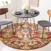 Image de Tapis Traditionnel en Laine Rouge/Multicolore 122 cm