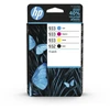 Image de Pack De 4 Cartouches D'encre Authentiques Noir, Cyan, Magenta, Jaune 932/933 6zc71ae - Hp -