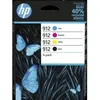 Image de HP 912 (6ZC74AE) - Pack de 4 cartouches d'encre originales - Noir, cyan, magenta, jaune en occasion ou reconditionné