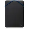 Image de Housse de protection HP réversible noir et bleu pour ordinateur portable 156