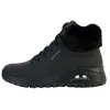 Image de Bottes Femme - SKECHERS - Uno Rugged - Fall Air 167274-BBK - Noir - Lacets - Cuir