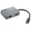 Image de Hub USB-C - Lenovo - Travel Gen2 - Blanc - Compatible avec IdeaPad et ThinkPad - Connecteur USB-C