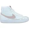 Image de Basket Femme Nike Blazer Mid77 Blanc Cz1055-118 - Cuir - Lacets - Plat