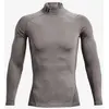 Image de T-shirt Under Armour ColdGear Compression Mock manche longue gris - S