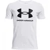 Image de Tee-shirt enfant - Under Armour - Sportstyle Logo - Blanc - Manches courtes - Respirant