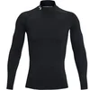 Image de T-shirt manches longues et col montant Under Armour HeatGear® Noir M 1369606-001