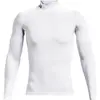 Image de T-shirt manches longues et col montant Under Armour HeatGear® Blanc 1369606-100