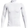 Image de T-shirt manches longues et col montant Under Armour HeatGear® Blanc 1369606-100