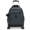 Image de kipling Sac à dos de chariot bleu foncé pour fille et garçon - Back To School New Zea Wheeled Backpack Marine Navy 164335