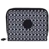 Image de kipling Porte-monnaie bleu foncé blanc pour femme - Basic Print Money Love Medium Wallet M Signature Print 276799