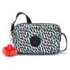 Image de kipling Sac à épaule bandoulière noir bleu clair pour femme Basic Print Abanu Crossbody Abstract Print S 268383
