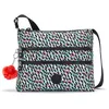 Image de kipling Sac à épaule bandoulière noir bleu clair pour femme Basic Print Alvar Medium Crossbody Abstract Print 268431