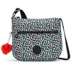 Image de kipling Sac à épaule bandoulière noir bleu clair pour femme Basic Print Arto Shoulderbag Abstract Print 268433