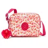 Image de kipling Sac à épaule bandoulière blanc rose pour femme - Basic Print Abanu Crossbody S Latin Cheetah 255311