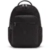 Image de kipling Sac à dos de loisirs noir pour femme - Basic Plus Seoul Backpack Signature Emb 152526