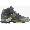 Image de Bottes Salomon X Ultra 5 Mid GORE-TEX gris foncé vert femme - 36(2/3)