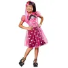 Image de Déguisement - RUBIES - Draculaura - Chemise noire - Gilet rose - Jupe blanche
