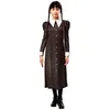 Image de Déguisement classique Mercredi Addams enfant