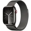 Image de Apple Watch Series 9 GPS + Cellular - BoÃ®tier Acier Inoxydable 41 mm Graphite - Bracelet Boucle en occasion ou reconditionné