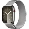 Image de Watch Series 9 Gps + Cellular - 45mm - Boîtier Acier Argent - Bracelet Silver Milanese Loop