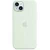 Image de Apple Coque En Silicone Avec Magsafe Pour Iphone 15 Plus - Menthe Douce