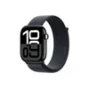 Image de Apple Watch Series 10 (GPS) - aluminium noir jais - montre intelligente avec boucle sport - encre - 64 Go