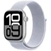 Image de Apple Watch Series 10 OLED 42 mm NumÃ©rique 374 x 446 pixels Ãcran tactile 4G Argent Wifi GPS (satellite) en occasion ou reconditionné