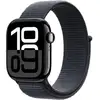 Image de Watch Series 10 Gps + Cellular 42mm Boîtier Jet Black Aluminium Bracelet Ink Sport Loop