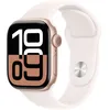 Image de Watch Series 10 Gps + Cellular 42mm Boîtier Rose Gold Aluminium Bracelet Light Blush Sport Band S/m