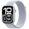 Image de Watch Series 10 Gps + Cellular 46mm Boîtier Silver Aluminium Bracelet Blue Cloud Sport Loop