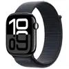 Image de Apple Watch Series 10 Gps + Cellular 46mm Boîtier En Aluminium Noir De Jais Avec Boucle Sport Encre Violette