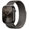 Image de Apple Watch Series 10 Gps + Cellular 46mm Boîtier En Titane Ardoise Avec Bracelet Milanais Ardoise M L